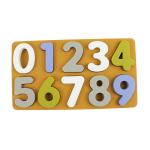 Wholesale low MOQ Silicone Number Puzzle BPA Free Eco Friendly For Kids
