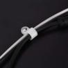 Buy cheap R25 MM Black PE Plastic Wire Clip Holder Household Self Adhesive Cable Clips from wholesalers