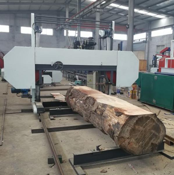 Buy cheap Heavy Duty Electric Horizontal Bandsaw Wood Mill Band Sawmill For Hardwood Cutting Machinery from wholesalers