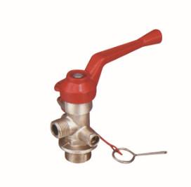 Buy cheap Safety Trolley Fire Extinguisher Valve Surface With Nature Color Chrome / Nickle from wholesalers
