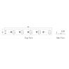 Buy cheap 145*20mm 275nm 2-3W 25-40mW UV LED Lights 120 Deg UVC Module For Sterilization from wholesalers