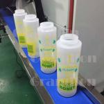 semi-automatic pneumatic plastic cosmetic bottle screen printing machine