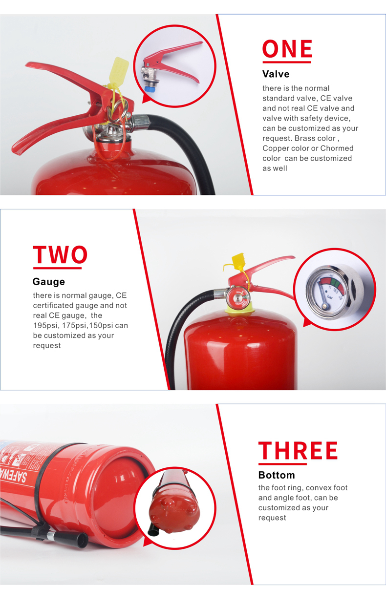SAFEWAY hot selling 9KG ABC 40%dry powder fire extinguisher firefighting