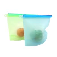 Buy cheap 1000ML Reusable Silicone Freezer Bags BPA Free For Vegetable product