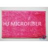 Buy cheap Small Pink100% Polyester Microfiber Door Mat For Outdoor / Indoor Anti-Slip Backing from wholesalers