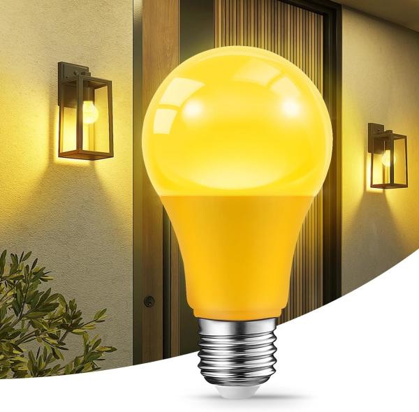 Buy cheap 15000 Hours 800lm 60W A19 Amber Light Bulbs For Enclosed Fixtures from wholesalers