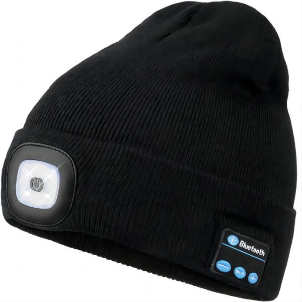Buy cheap Flashlight Bluetooth Headphones Hat Music Phone Answers For Night Working from wholesalers