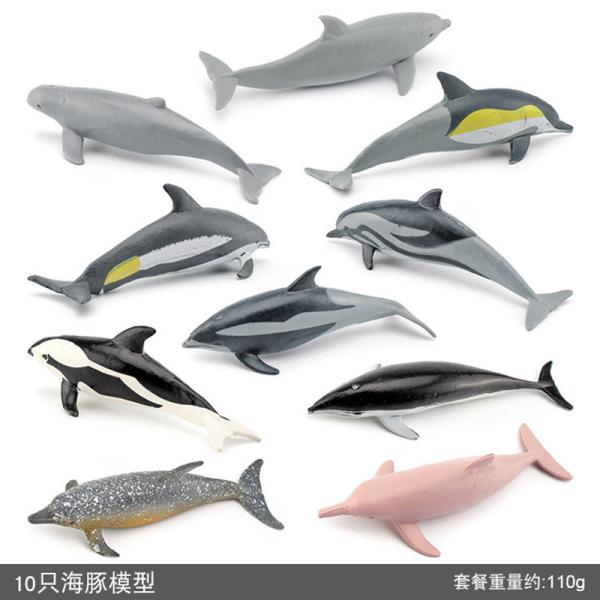 Buy cheap 10 PCS Mini Dolphin Model Toy Desktop Decoration Collection Party Favors Toys for Boys Girls Kids… from wholesalers