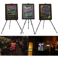 Buy cheap LED Fluorescent Writing Board/coffee bar writing board bar flip poster stand product