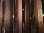 laser cut decorative textured sheet metal hammered stainless steel cylinder