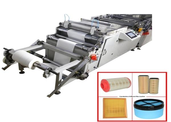 Buy cheap 380v Car Air Filter Making Machine 1800X1030X900mm Paper pleaeting from wholesalers