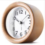 Buy cheap Round Shape Wood Grain Alarm Clock Stopwatch Movement Type 1*AAA Battery Powered from wholesalers