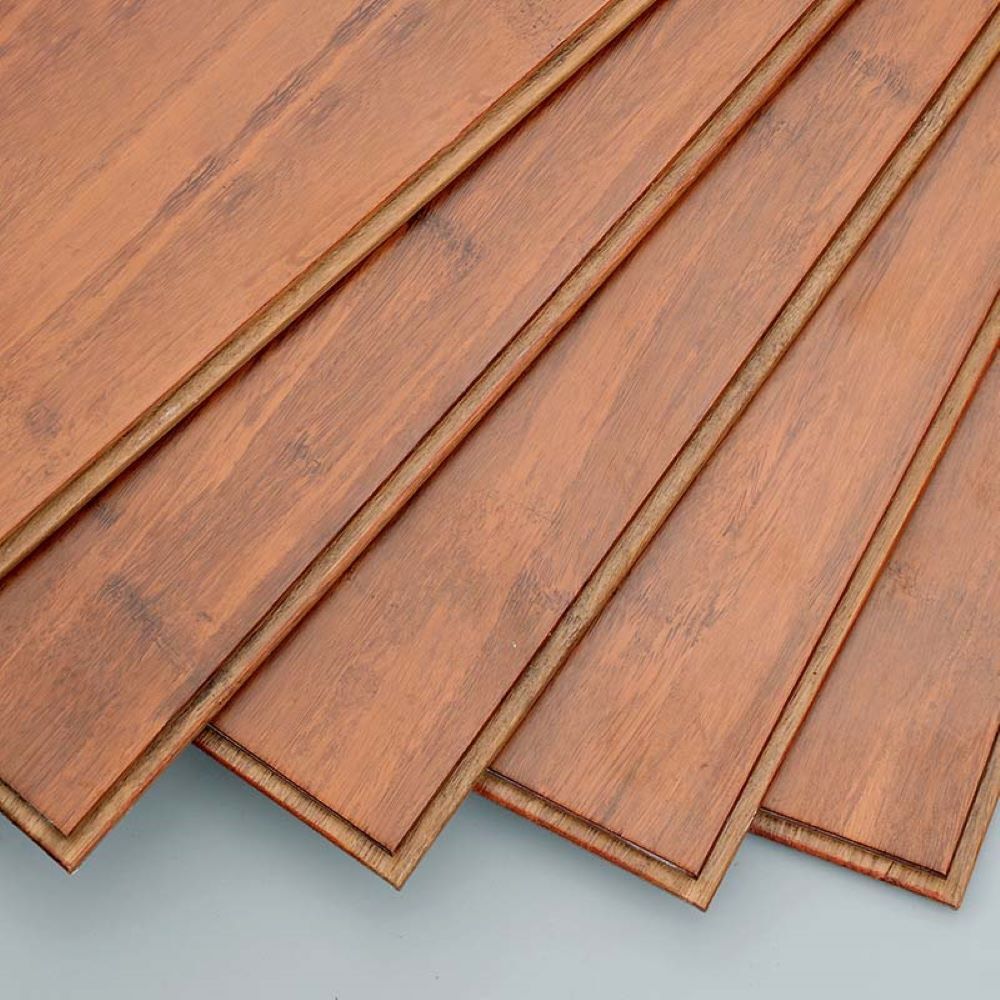 Eco-friendly Solid Bamboo Flooring Indoor Engineered Interlocking Bamboo Flooring