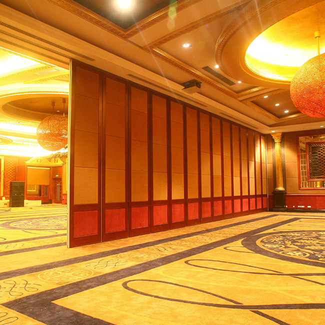 OEM ODM Acoustic Sliding Folding Partition Divider Wall For Hotel