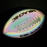 Buy cheap Holographic Glowing Reflective Football Luminous American Football Rugby Ball Size 9 6 3 from wholesalers