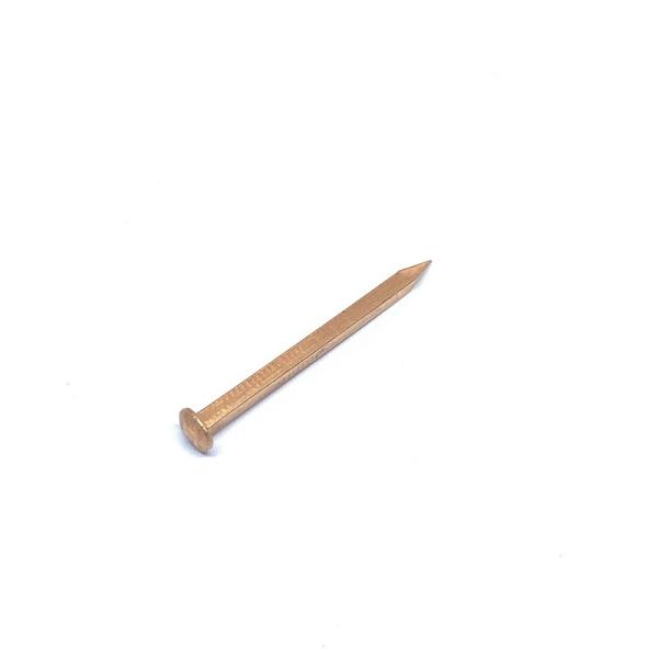 Buy cheap 25MM X 1.6 Hard Drawn Copper Square Boat Nails / Rivet Natural Color from wholesalers