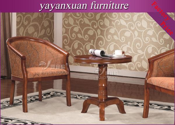 Buy cheap Round Wood Dining Table From Furniture Exporter For Supply With Good Price (YW-34) from wholesalers