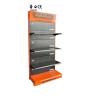 Buy cheap Shanghai Xingye Shelf Supplier Black Metal Supermarket Shelves Gondola Shelving Shop Racks With Good Selling from wholesalers