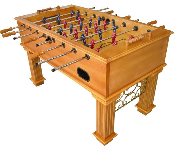 Buy cheap Sport Competition Soccer Game Table 5 Feet Tournament Foosball Table With Wood Veneer from wholesalers