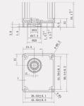 Ultrasonic IP66 5V DC DN15mm Linear Valve Actuator