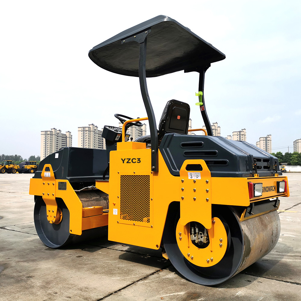 YZC3 3 Ton Vibratory Roller Hydraulic Engine Mini Road Roller Compactor