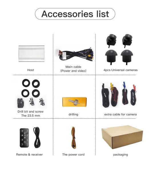 Buy cheap Rear View Bird View Car Cameras Systems IP69 from wholesalers