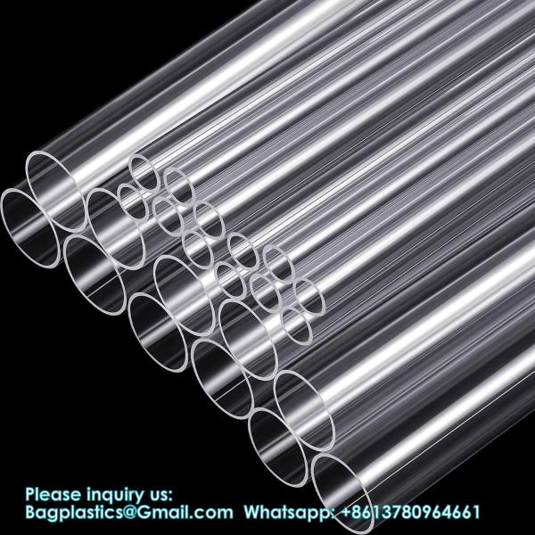 Buy cheap Acrylic Tube, Clear Plastic Pipe Tube 15.5'' Length Clear PVC Pipe Round Polycarbonate Tubing Chemical Resistant from wholesalers