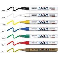 Buy cheap 16 colors Good quality acrylic tip Aluminum barrel paint marker for metal product