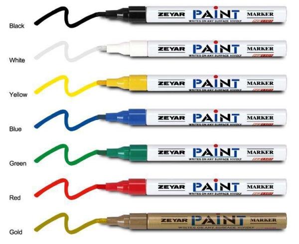Buy cheap 16 colors Good quality acrylic tip Aluminum barrel paint marker for metal from wholesalers
