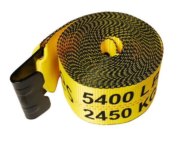 Buy cheap 4" X 27' Heavy Duty 5500LBS 4inch 30ft Truck Winch Straps With Flat Hook Cargo Strap from wholesalers