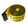 Buy cheap 4" X 27' Heavy Duty 5500LBS 4inch 30ft Truck Winch Straps With Flat Hook Cargo Strap from wholesalers