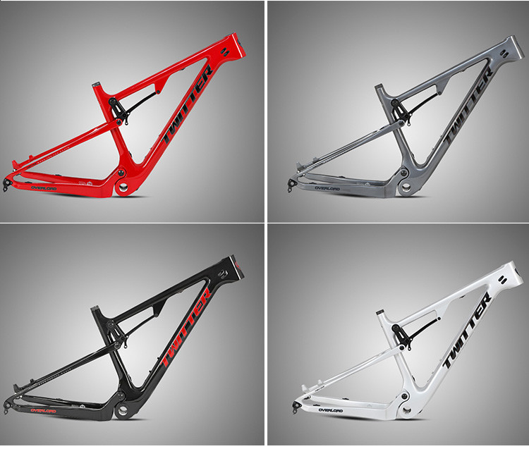 120mm Travel MTB Frame Full Suspension 29 , Carbon Race Frame Boost 148