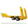 Buy cheap Gooseneck Tri-axle Hydraulic Ladder Lowbed Semi Trailer Heavy Machine 60ton,80Ton from wholesalers