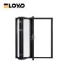 Buy cheap Exterior Hotel Entrance Folding Patio Doors Double Accordion Glass Sliding Doors from wholesalers