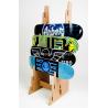 Buy cheap Simple Solid Wooden Display Stand Custom Design 8 Pieces Skateboard Display Rack from wholesalers