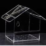 Well Nourished Acrylic Bird Feeder Window Plexiglass Bird House Customized Shape