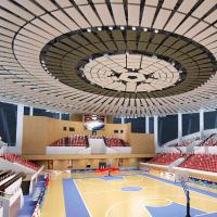 Buy cheap S235JR Prefabricated Steel Structure Sports Hall 150mm Roof Lightweight product