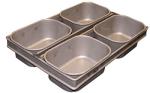 RK Bakeware China Foodservice NSF 600g Nonstick 4 Straps Farmhouse White