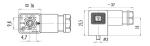 24V Voltage Stainless Steel Solenoid Valve Coupling Heavy Duty