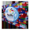 Buy cheap Curved Pop Up Fabric Banner , Aluminium Silver Fabric Pop Up Display Stands from wholesalers
