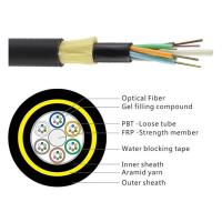 Buy cheap ADSS Outdoor Optical Fiber Cable G652 G655 G657 Fiber Optic Cable product