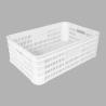 Buy cheap 600x400x200mm Vented Plastic Basket for Convenient Supermarket Storage and Shipping from wholesalers
