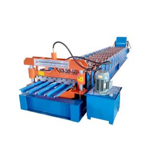 China 14 Steps Ppgl Trapezoidal Roll Forming Machine Low Noise on sale
