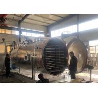 Buy cheap Air Cooling 50Kg 100Kg Industrial Vegetable Food Vacuum Freeze Dryer product