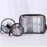 Buy cheap Flexible 3 Piece Clear Cosmetic Bag Set Good Stability Every Size Available from wholesalers