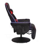 Executive Style Ergonomic PU Leather Reclining Single Gaming Sofa Chair with
