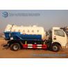 Buy cheap Dongfeng Q235 Carbon Steel Tank Sewage Suction Tanker Truck 4X2 from wholesalers