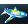 Buy cheap Blue 0.9mm PVC Tarpaulin Big Inflatable Water Toy Floating Airplane from wholesalers