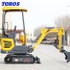 Buy cheap Chinese Yellow 1.2 Ton Micro Mini Digger Customization Acceptable from wholesalers