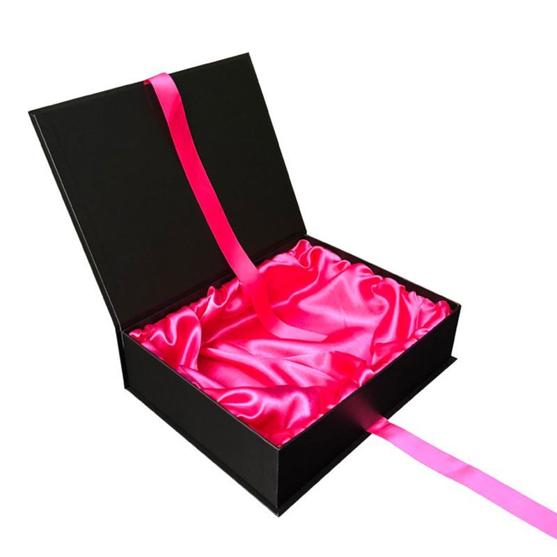 Folding Cardboard Carton Box, Custom Logo Luxury Hair Packaging Box